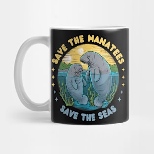 Save The Manatees Save The Sea Mug